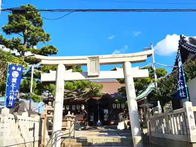 舞子六神社/まいこむの宮の鳥居