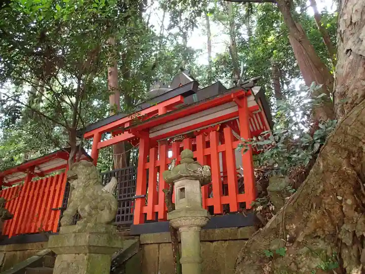 夜支布山口神社の末社・摂社