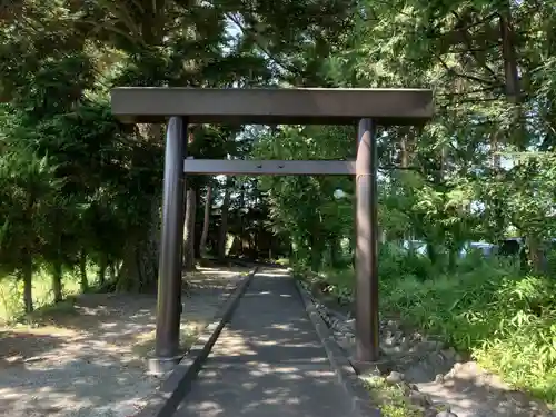 冨士山小御嶽神社里宮の鳥居