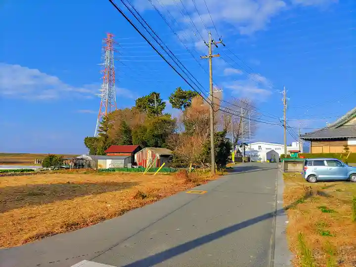 神明社(上梶島神明社)の自然