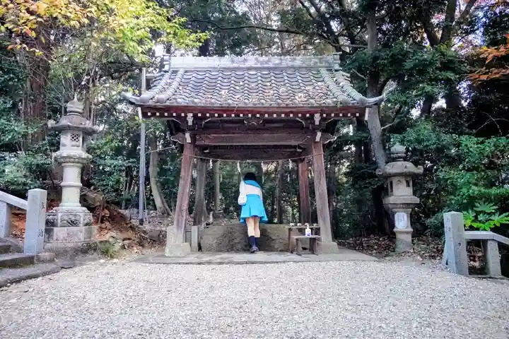 五社大明神社の手水舎