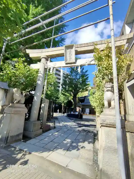 小野照崎神社の鳥居