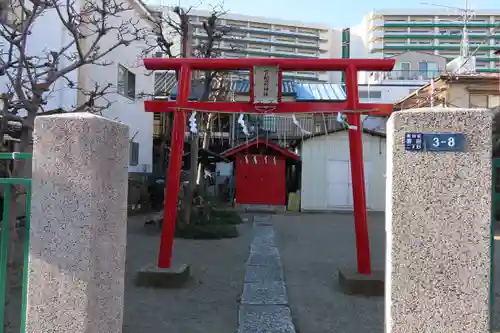 下稲荷神社の鳥居