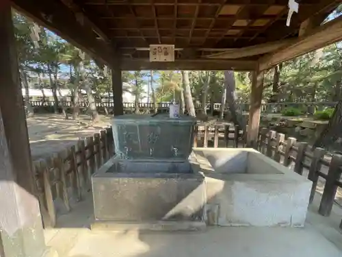 石清水神社の手水