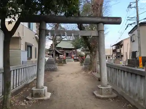 青渭神社の鳥居