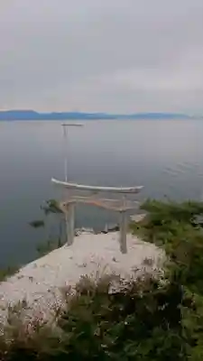 竹生島神社(都久夫須麻神社)の鳥居