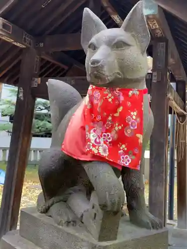 千束稲荷神社の狛犬