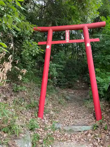 空幣稲荷大明神の鳥居