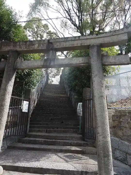安居神社の鳥居