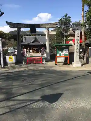 牟呂八幡宮の鳥居