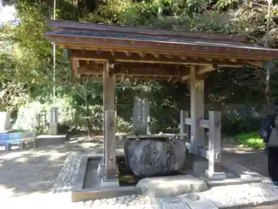 甘縄神明神社（甘縄神明宮）の手水舎