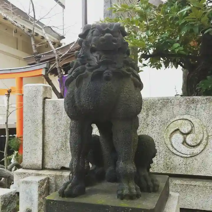 榊神社の狛犬