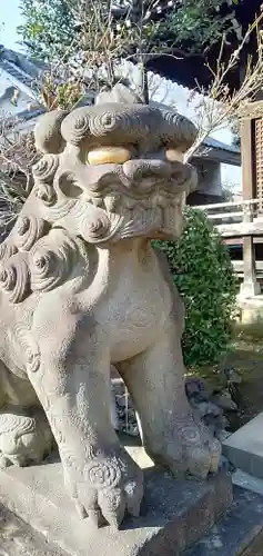 白山神社の狛犬