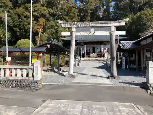 飽波神社の鳥居