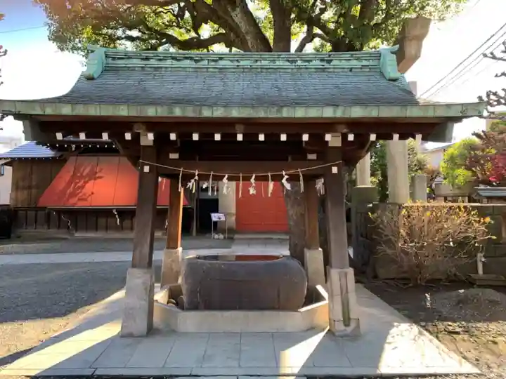 麻布氷川神社の手水舎
