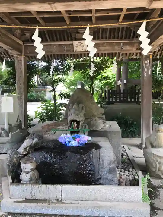 大宝八幡宮の手水舎