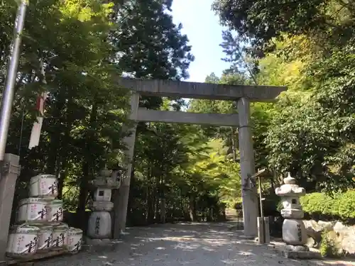  川上山若宮八幡宮の鳥居