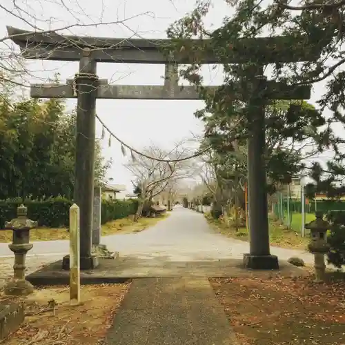 鹿嶋吉田神社の鳥居