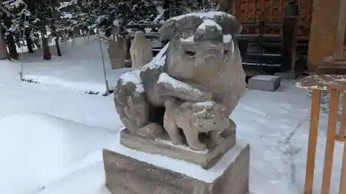 相馬妙見宮　大上川神社の狛犬