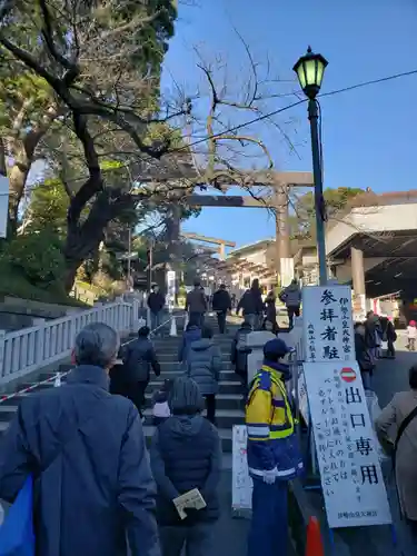 伊勢山皇大神宮の鳥居