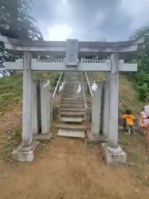 女浅間神社の鳥居