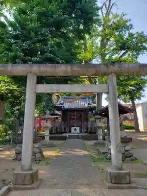打越天神北野神社の鳥居