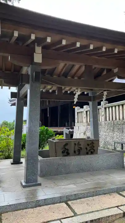豊原北島神社の手水舎