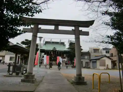 三輪里稲荷神社の鳥居