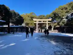 明治神宮の鳥居