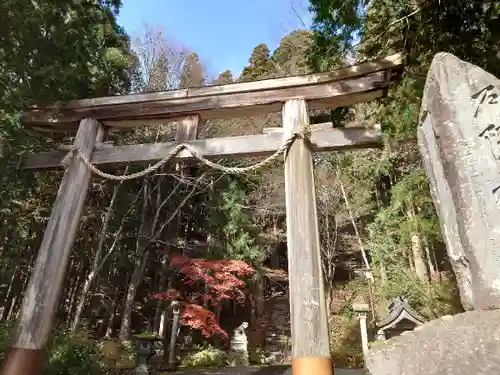 戸隠神社宝光社の鳥居