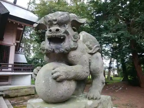 長沼神社の狛犬