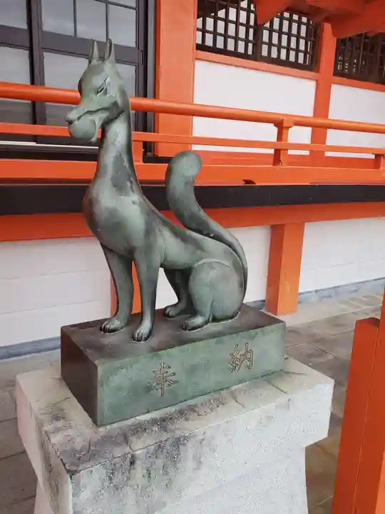 福徳稲荷神社の狛犬