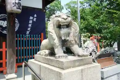 中津瀬神社の狛犬