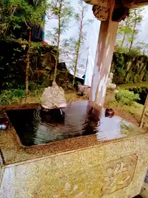 長安寺の手水舎