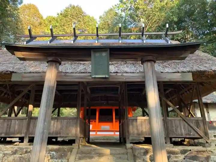 上鴨川住吉神社の本殿・本堂
