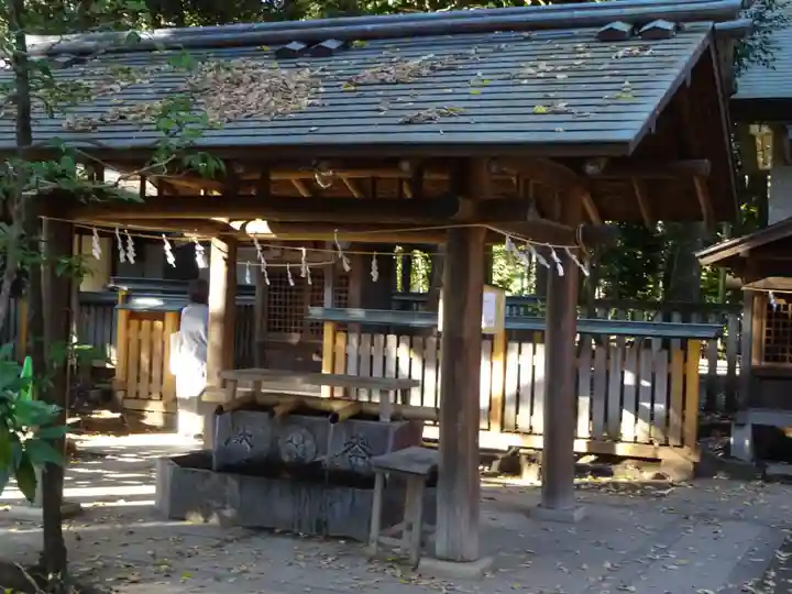 井草八幡宮の手水舎