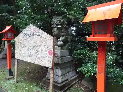 安住神社の狛犬