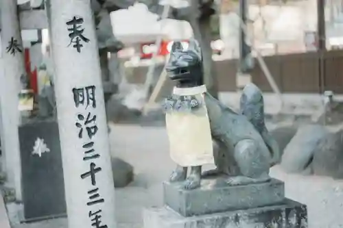 今益稲荷神社の狛犬