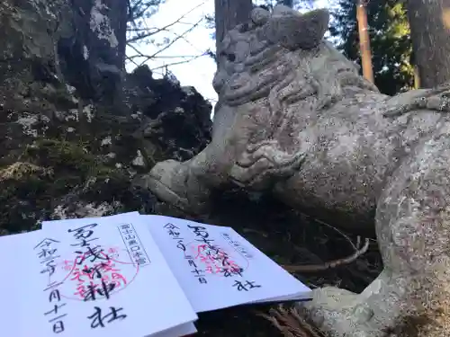 富士山東口本宮 冨士浅間神社の狛犬