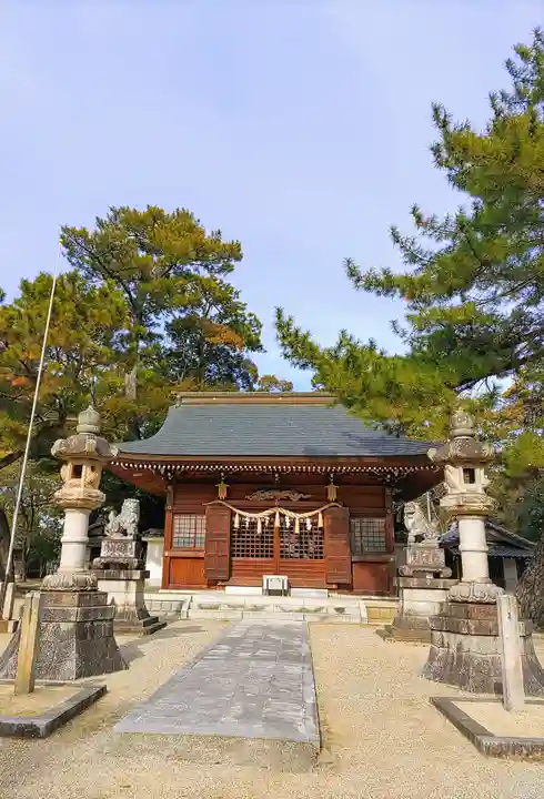 榎前八劔神社の本殿・本堂