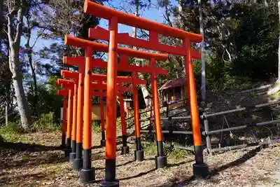 西坂ねこ稲荷神社の鳥居
