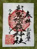 阿蘇神社の御朱印