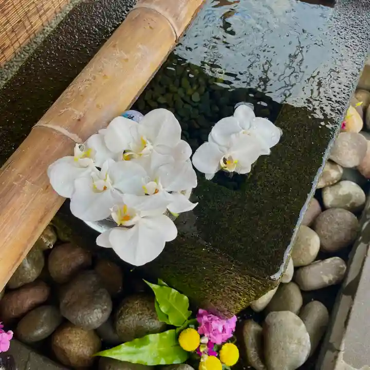 上尾御嶽神社の手水舎
