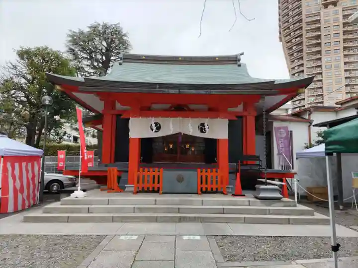 麻布氷川神社の本殿・本堂
