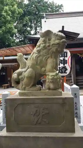 星川杉山神社の狛犬