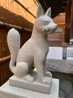 代沢稲荷の狛犬