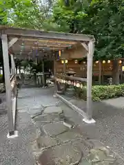 旭川神社の庭園