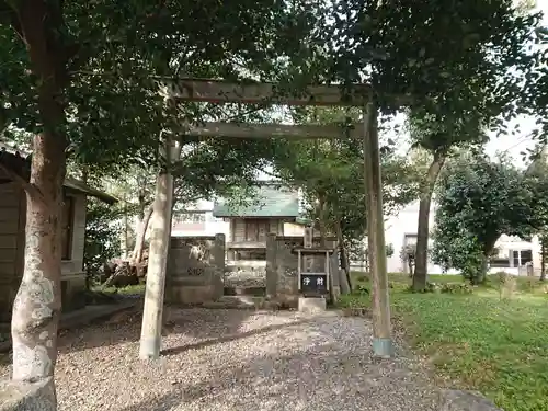 雷電神社の鳥居