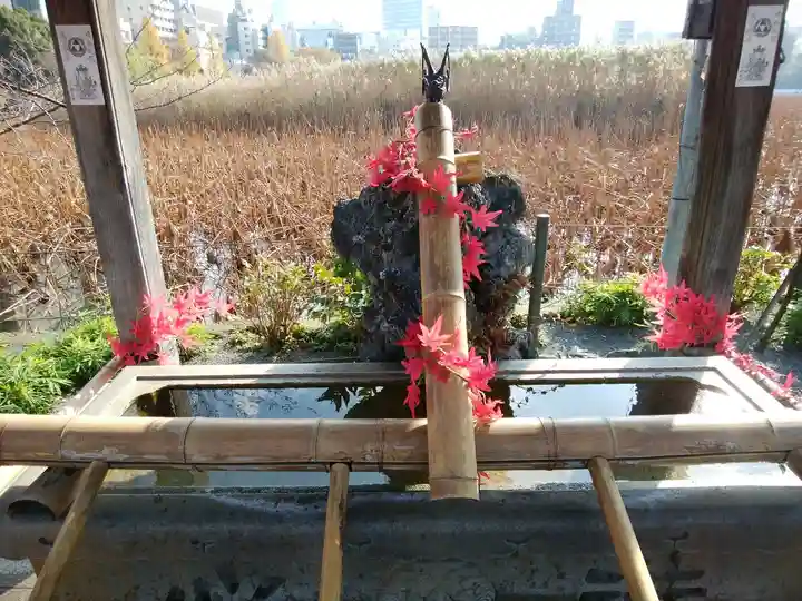 寛永寺不忍池弁天堂の手水舎