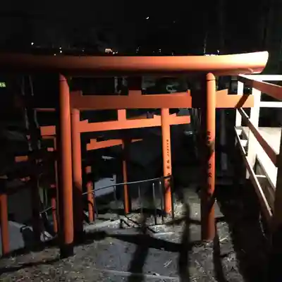清田稲荷神社の鳥居